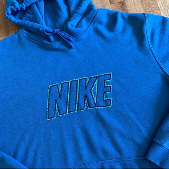 Nike spell out hoodie baby blue - Picture 2 of 4